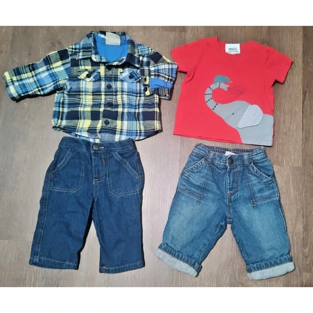 HUGE Lot Bundle of Baby Boys Clothes FALL/WINTER 20 Pieces Size‎ 0-3month
